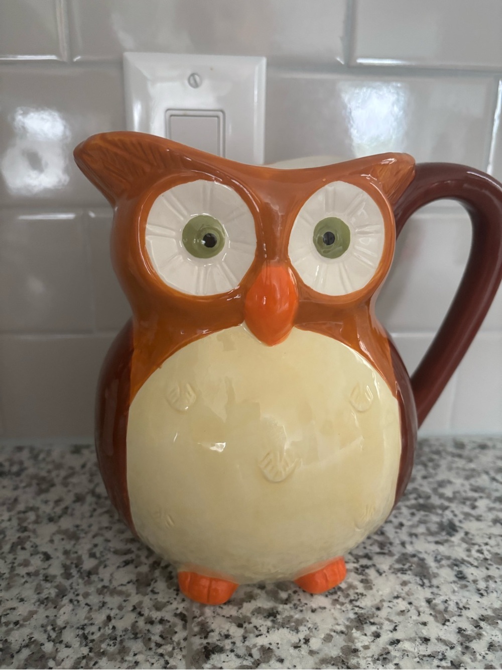 Owl Ceramic Pitcher - Decorative Owl 🦉 Lovers NEW Final Sale